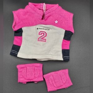 American Girl Volleyball Outfit 3 Piece Set, Includes Jersey & 2 Knee Pads